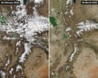 ‘On a whole other level’: rapid snow melt-off in American west stuns scientists